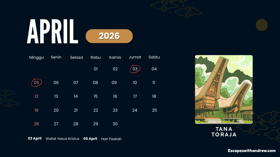 Kalender April Indonesia 2026