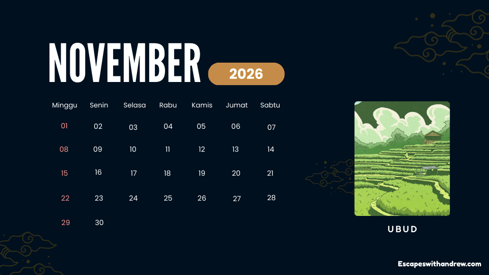 Kalender November Indonesia 2026