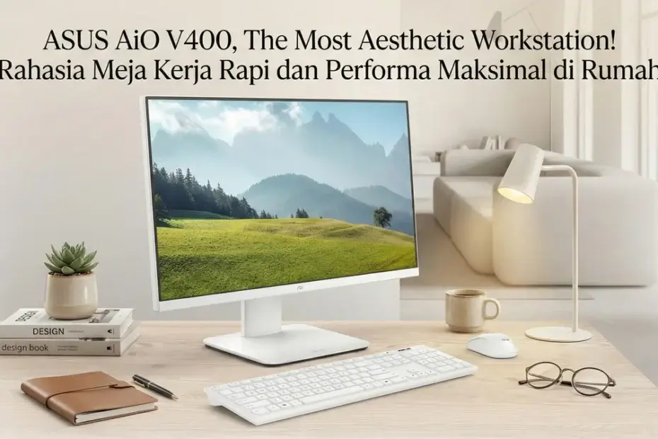 ASUS AiO V400, The Most Aesthetic Workstation! Rahasia Meja Kerja Rapi dan Performa Maksimal di Rumah