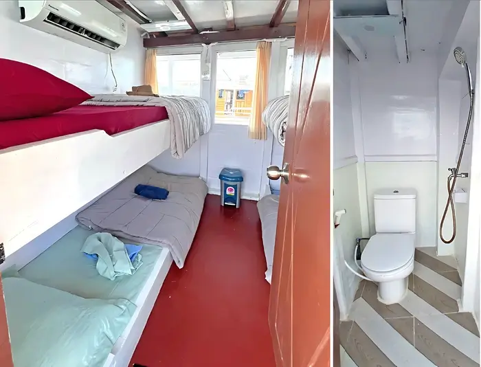 review king cirox 02 : share cabin dan share bathroom